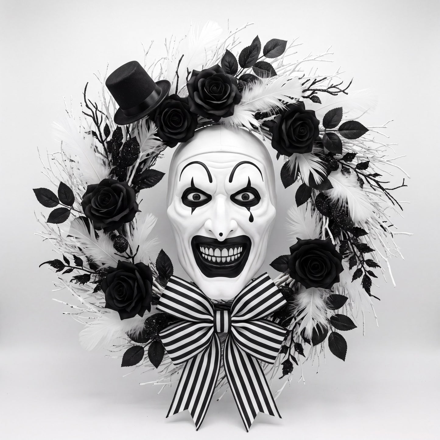 Art The Clown Horror Wreath