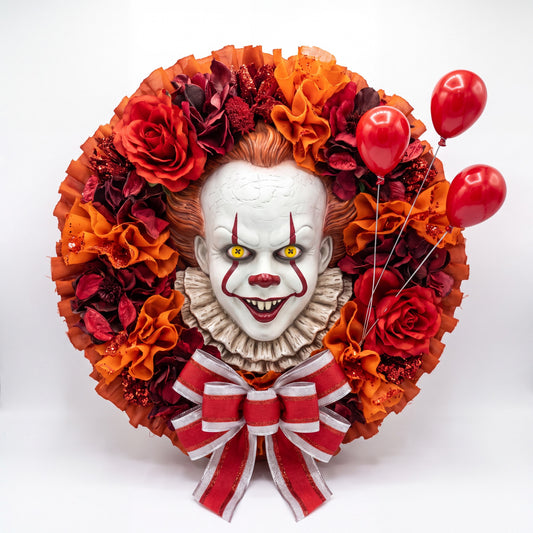 Pennywise Horror Wreath