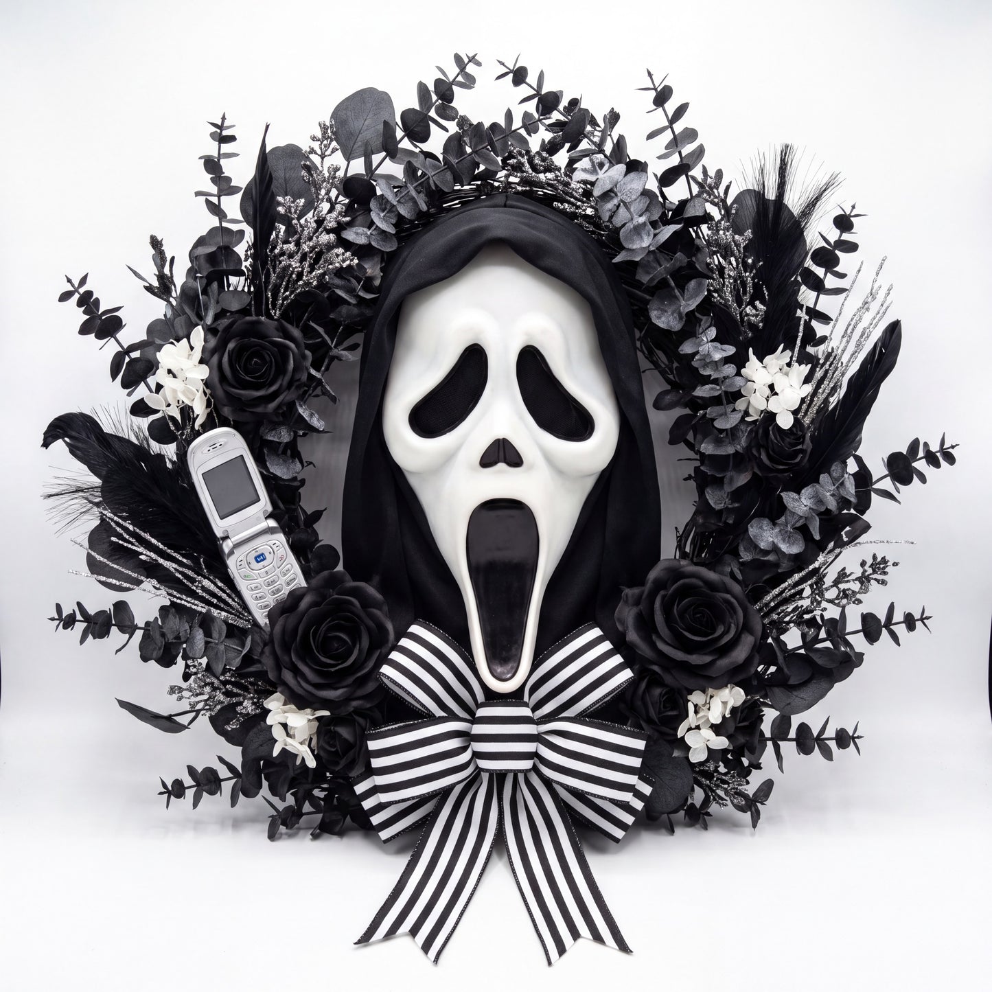 Scream Horror Wreath