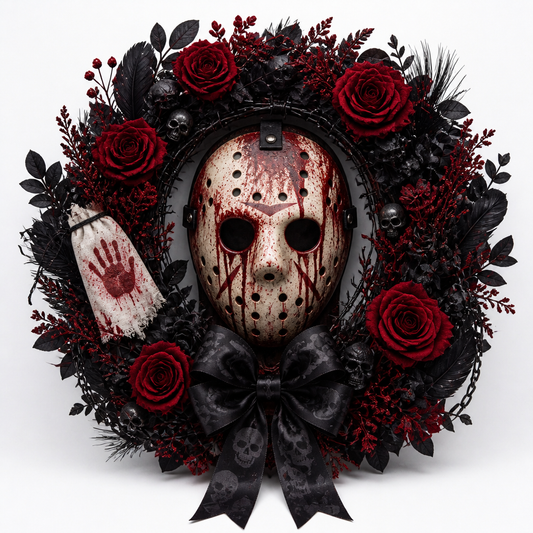 Jason Horror Wreath